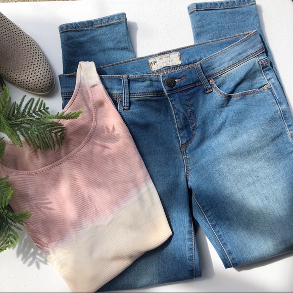 Free people denim crop - Picture 3 of 8